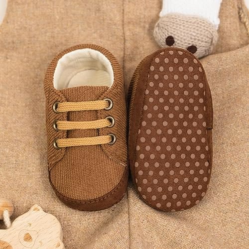 Meckior Toddler Baby Boys Girls High Tops Ankle Sneakers Soft Anti-Slip Sole PU Leather Moccasins Infant Newborn Prewalker First Walking Crib Shoes Xpress