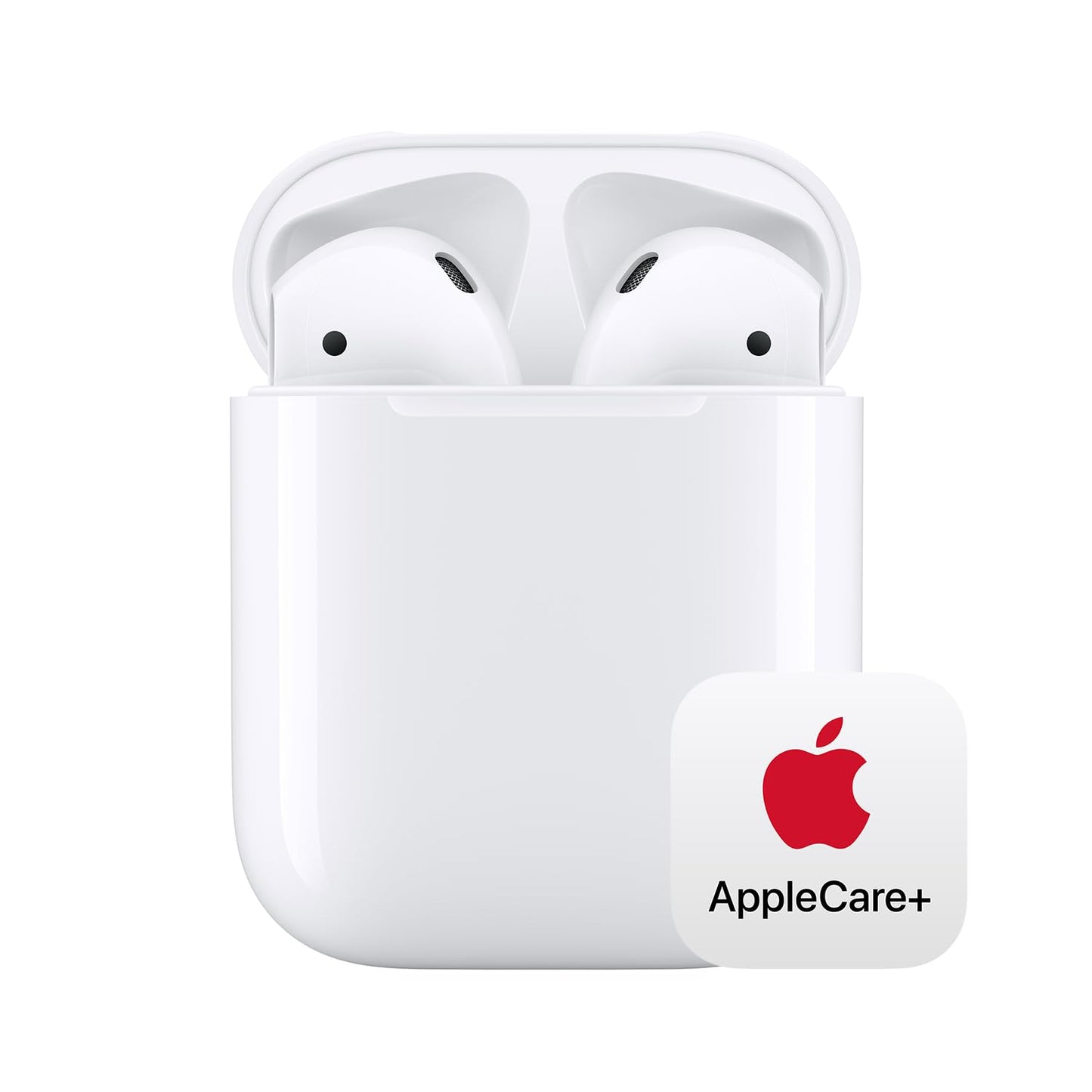 Écouteurs sans fil Apple AirPods (2e génération), écouteurs Bluetooth avec étui de chargement Lightning inclus, plus de 24 heures d'autonomie, configuration sans effort pour iPhone 