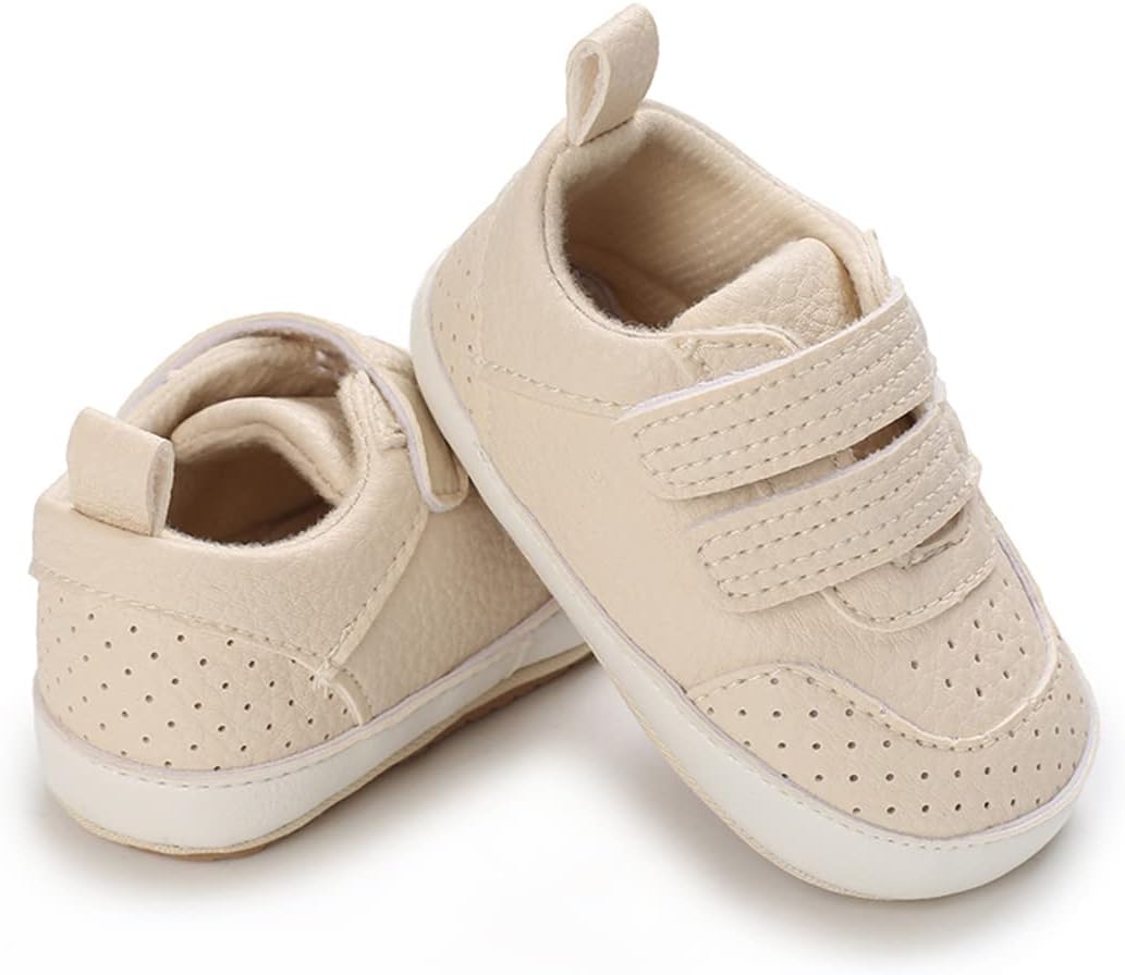 E-FAK Baby Shoes Boys Girls Infant Sneakers Non-Slip Rubber Sole Toddler Crib First Walker Shoes Xpress