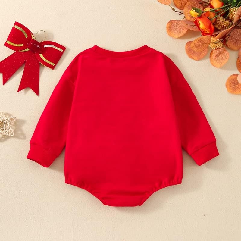 FYBITBO Halloween Baby Girl Boy Clothes Pumpkin Romper Sweatshirt Onesie Long Sleeve Bodysuit Top Fall Winter Outfit Xpress