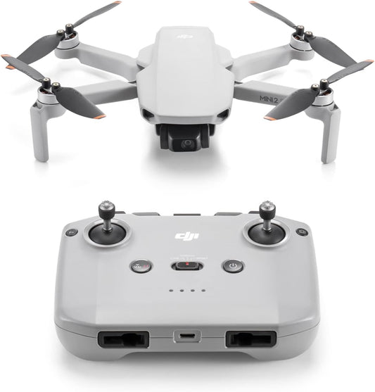 DJI Mini 2 SE, Lightweight Mini Drone with QHD Video, 10km Max Video Transmission, 31-Min Flight Time, Under 249 g, Auto Return to Home, 3-Axis Gimbal Drone with EIS, Drone with Camera for Beginners