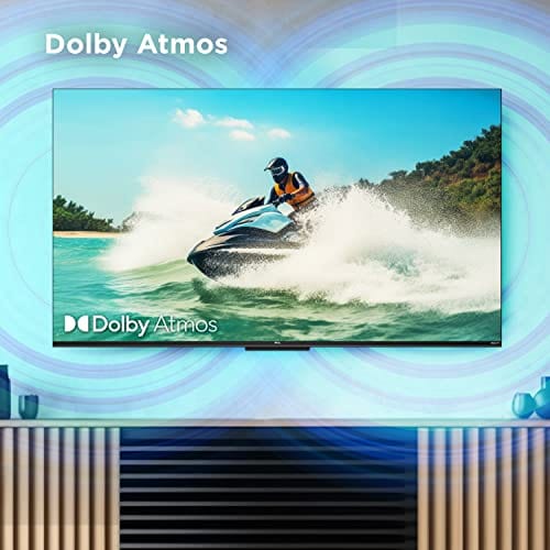 TCL Smart TV LED Class S4 4K de 50 pulgadas con Roku TV (50S450R, modelo 2023), Dolby Vision, HDR, Dolby Atmos, funciona con Alexa, Google Assistant y compatibilidad con Apple HomeKit, transmisión de televisión UHD 