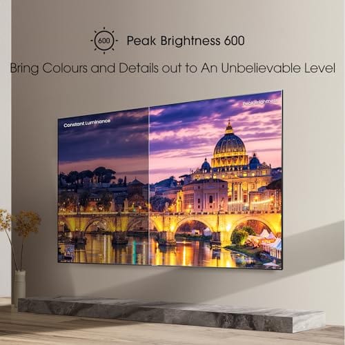 Hisense 58 pouces Classe U6HF Series ULED 4K UHD Smart Fire TV (58U6HF) – QLED, 600 Nit Dolby Vision, HDR 10 plus, 240 taux de mouvement, télécommande vocale, compatible avec Alexa, noir 