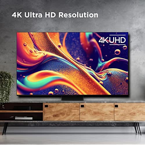 TCL 65 inches QM8 QLED 4K Smart Mini LED TV with Google (65QM850G, 2023 Model) Dolby Vision, Atmos, HDR Ultra, Game Accelerator up to 240Hz, Voice Remote, Works Alexa, Streaming Television, Black