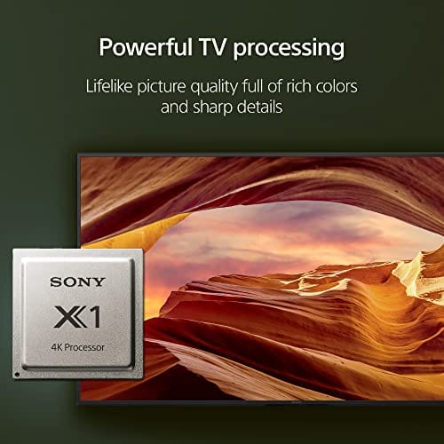 Sony 85 Pulgadas 4K Ultra HD TV Serie X77L: LED Smart Google TV KD85X77L - Modelo 2023, Negro