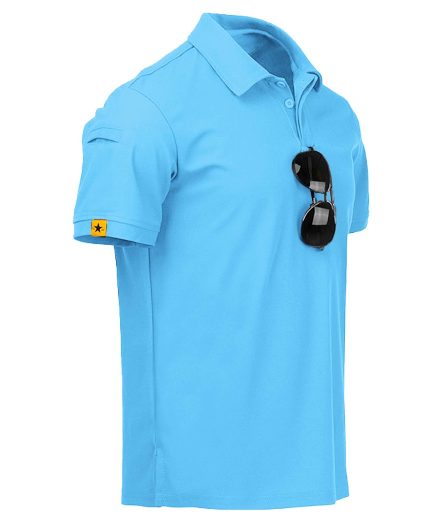 V VALANCH Mens Polo Shirts Short Sleeve Moisture Wicking Golf Polo Athletic Collared Shirt Tennis T-Shirt Tops