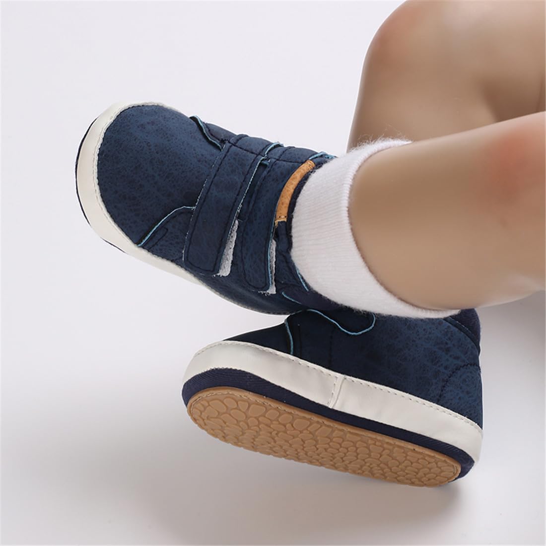 E-FAK Baby Shoes Boys Girls Infant Sneakers Non-Slip Rubber Sole Toddler Crib First Walker Shoes Xpress