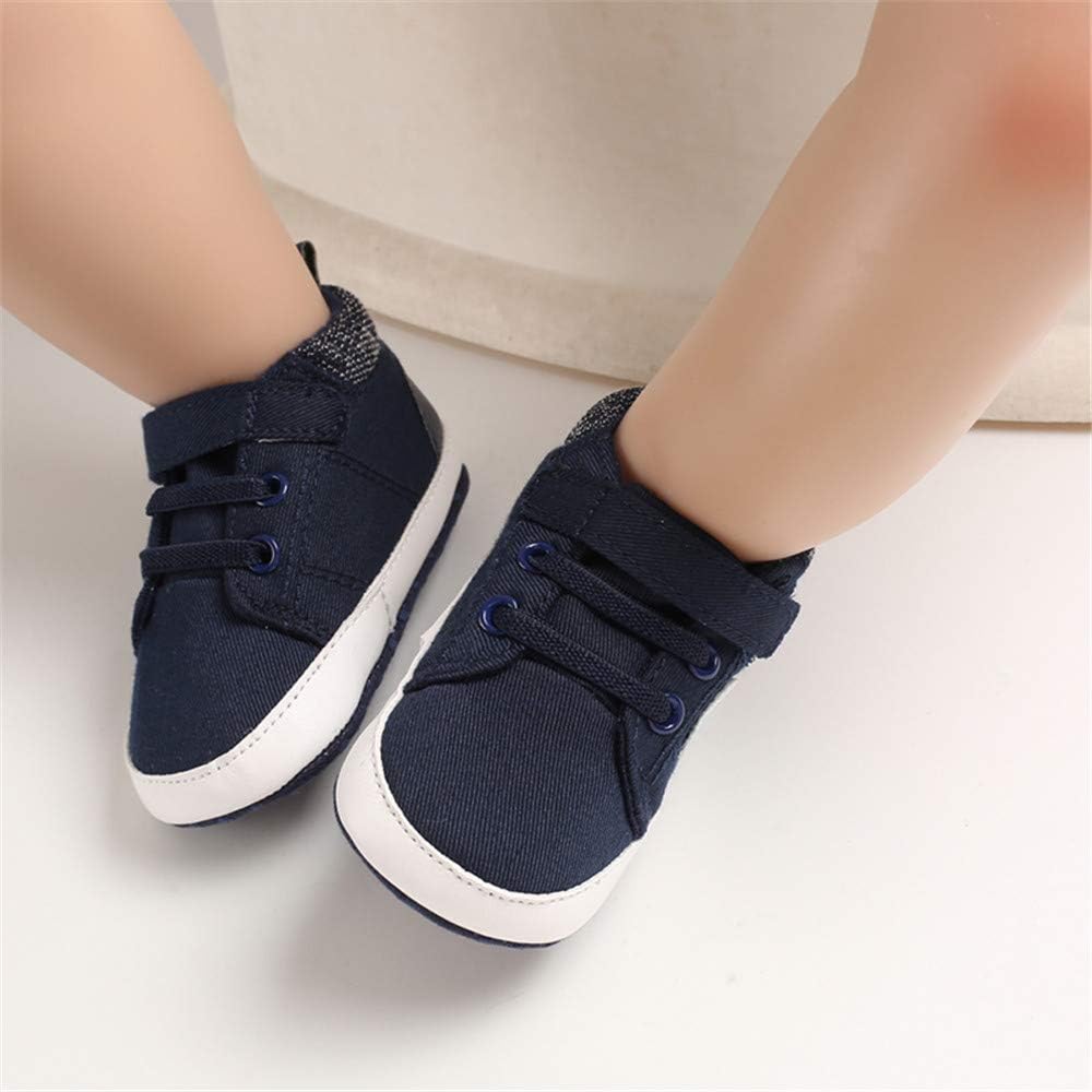 Meckior Toddler Baby Boys Girls High Tops Ankle Sneakers Soft Anti-Slip Sole PU Leather Moccasins Infant Newborn Prewalker First Walking Crib Shoes Xpress