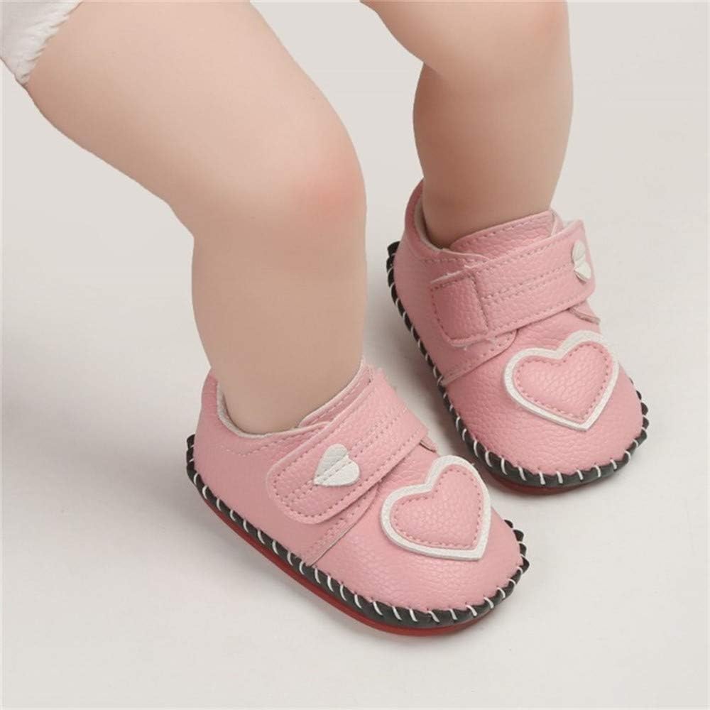 HsdsBebe Baby Boys Girls Pu Leather Hard Bottom Walking Sneakers Toddler Rubber Sole First Walkers Infant Cartoon Slippers Crib Shoes Xpress