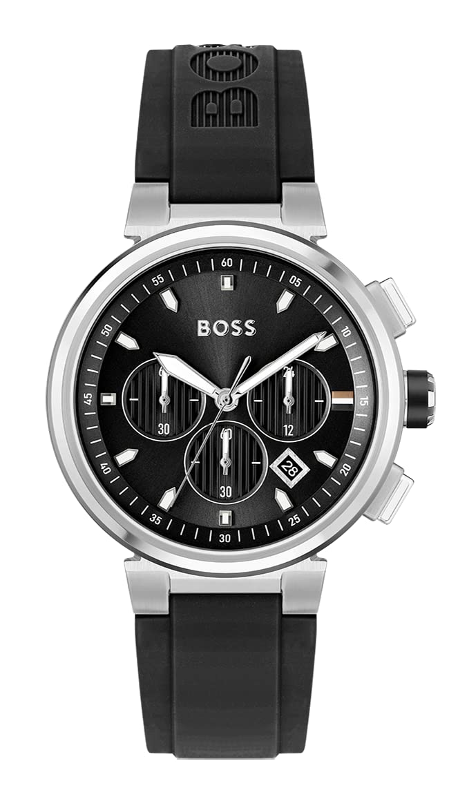 BOSS Montre chronographe à quartz pour homme – Moderne – Résistante à l'eau 