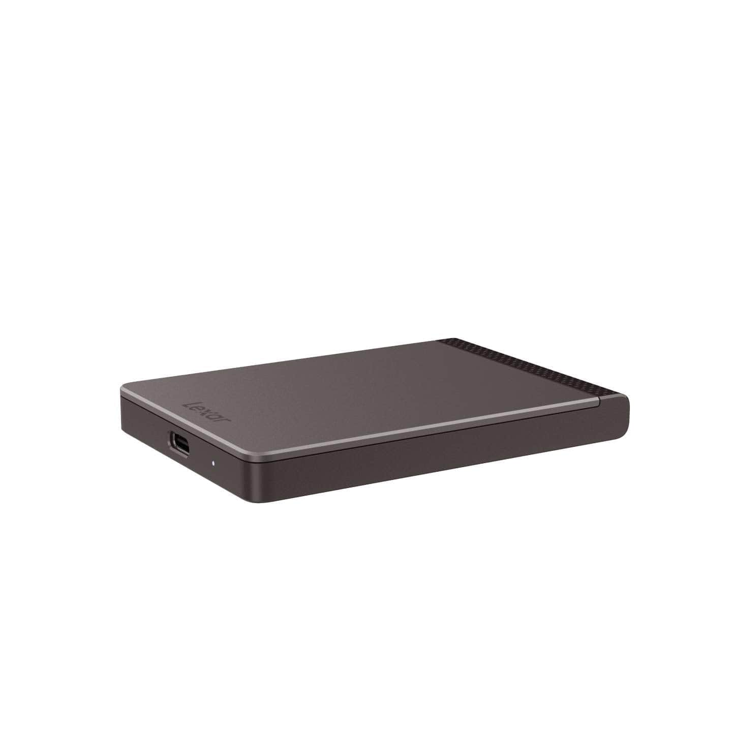 Lexar SSD portable SL500 2 To, jusqu'à 2 000 Mo/s en lecture, compatible avec ordinateurs portables de type C, iPhone 15, smartphones, tablettes, PS5, Xbox, USB 3.2 Gen 2x2, fin et léger, SSD externe (LSL500X002T-RNBNU) 