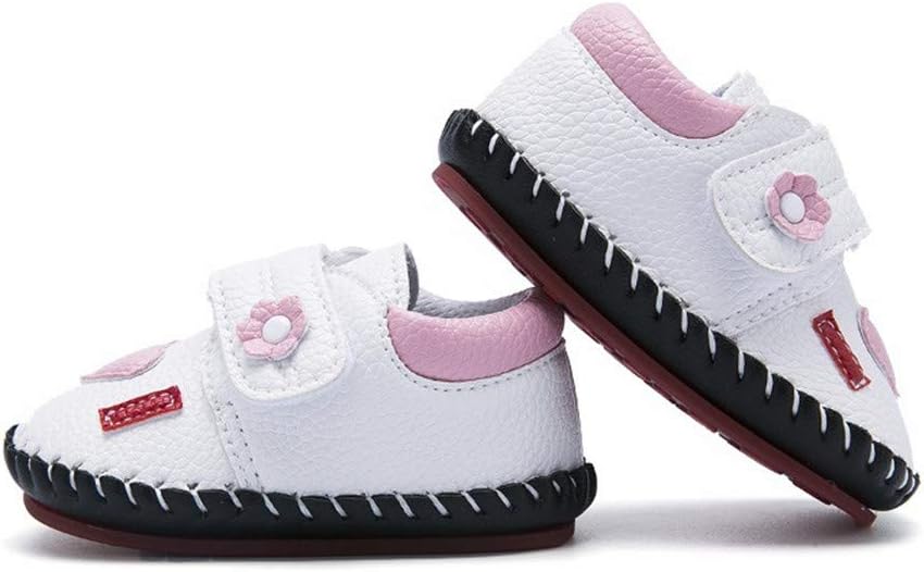 HsdsBebe Baby Boys Girls Pu Leather Hard Bottom Walking Sneakers Toddler Rubber Sole First Walkers Infant Cartoon Slippers Crib Shoes Xpress