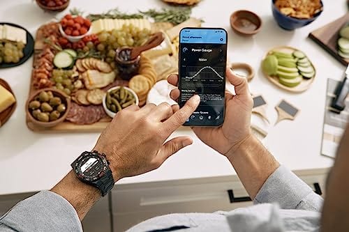 Reloj inteligente híbrido Citizen CZ Smart PQ2 con aplicación YouQ Wellness con IBM Watson® AI e investigación de la NASA, pantalla personalizable en blanco y negro, Bluetooth, HR, rastreador de actividad, duración de la batería de 18 días 