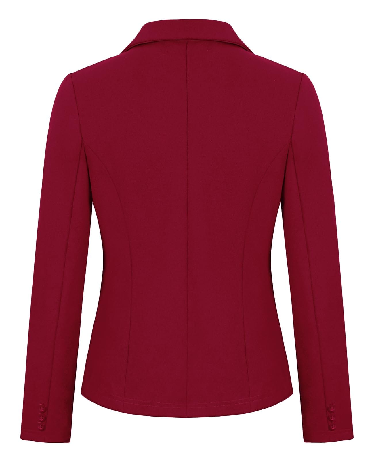 MINTLIMIT Blazers pour femmes d'affaires décontracté à manches longues Blazer court revers en pointe Double boutonnage veste de costume avec poches 