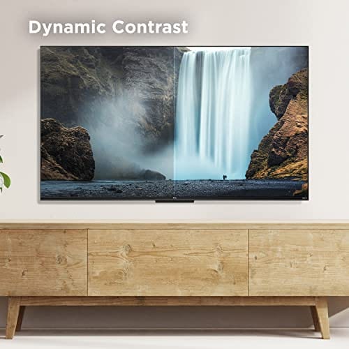 Téléviseur intelligent LED TCL 50 pouces classe S4 4K avec Roku TV (50S450R, modèle 2023), Dolby Vision, HDR, Dolby Atmos, fonctionne avec Alexa, Google Assistant et compatibilité Apple HomeKit, télévision UHD en streaming 