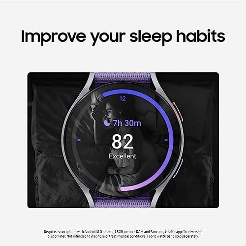 SAMSUNG Galaxy Watch 6 40 mm LTE Smartwatch, tracker d'activité, zones RH personnalisées, coaching avancé du sommeil, moniteur cardiaque, capteur BIA pour les informations sur la santé et le bien-être, grand écran, version américaine, doré 