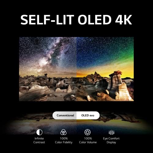 LG C3 Series Téléviseur intelligent à écran plat de classe OLED evo 4K de 65 pouces pour les jeux avec télécommande magique OLED65C3PUA alimentée par l'IA, 2023 avec Alexa intégré