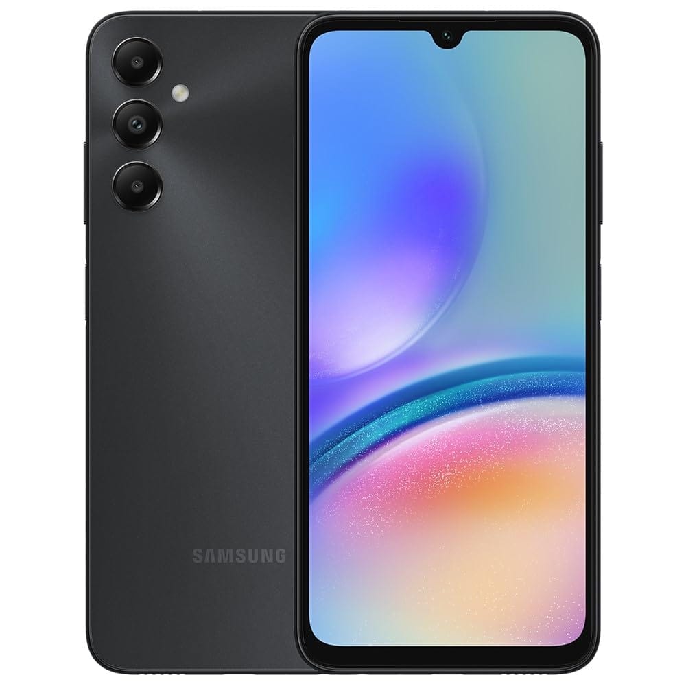 Samsung Galaxy A05s (SM-A057M/DS), 128 GB 4 GB RAM, Dual SIM, GSM desbloqueado de fábrica, versión internacional (paquete de cargador de pared) (violeta claro) 