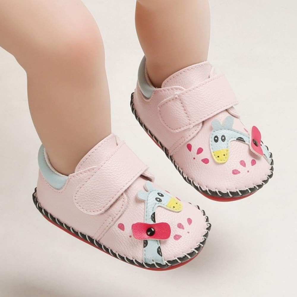 HsdsBebe Baby Boys Girls Pu Leather Hard Bottom Walking Sneakers Toddler Rubber Sole First Walkers Infant Cartoon Slippers Crib Shoes Xpress