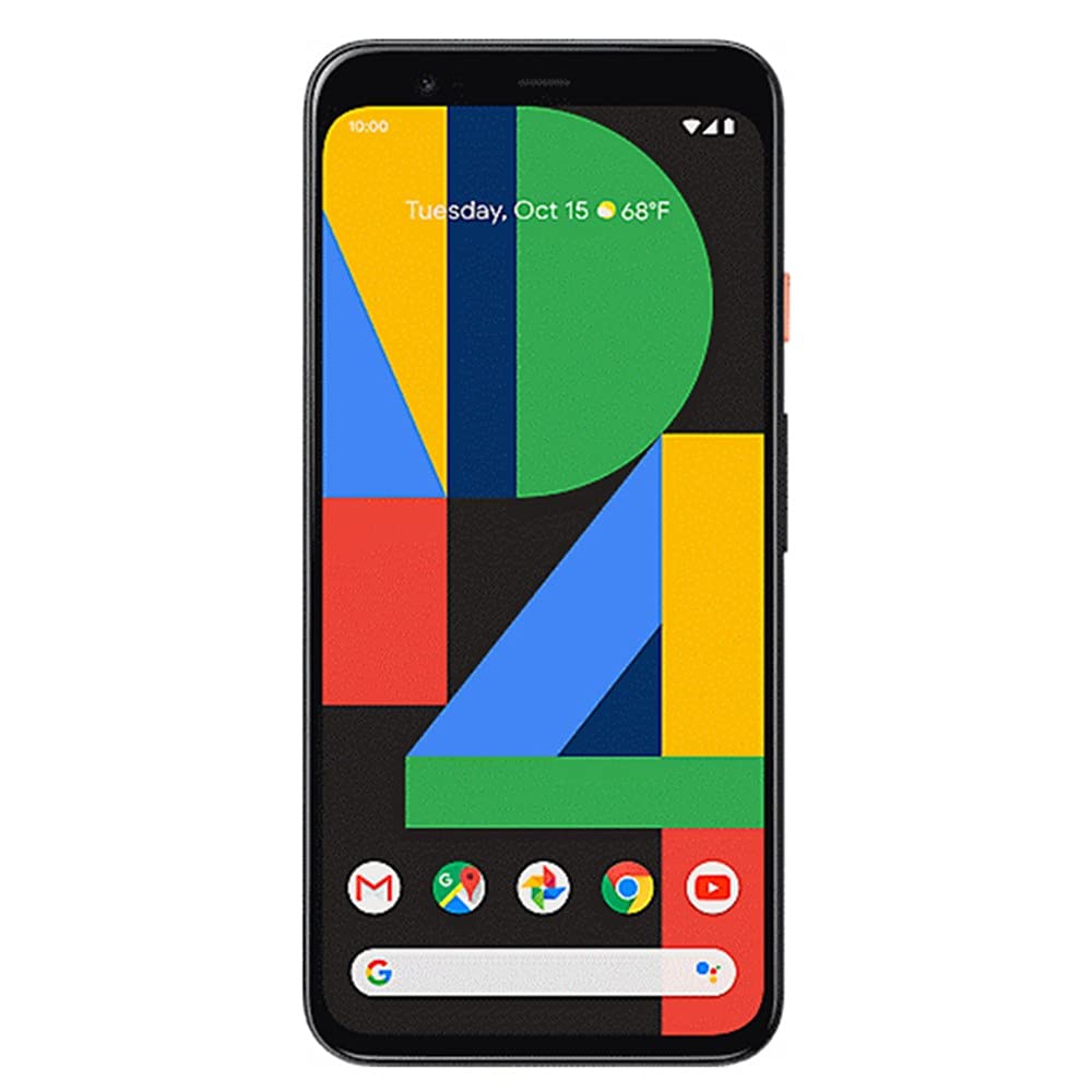 Google Pixel 4, 64 GB, solo negro: desbloqueado (renovado) 