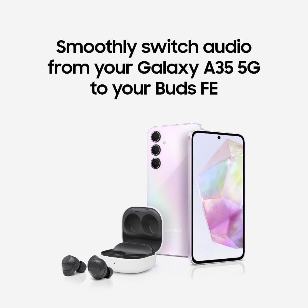 SAMSUNG Galaxy A35 5G A Series Téléphone portable, smartphone Android débloqué 128 Go, écran AMOLED, système avancé à triple caméra, stockage extensible, design robuste, version américaine, 2024, superbe lilas 