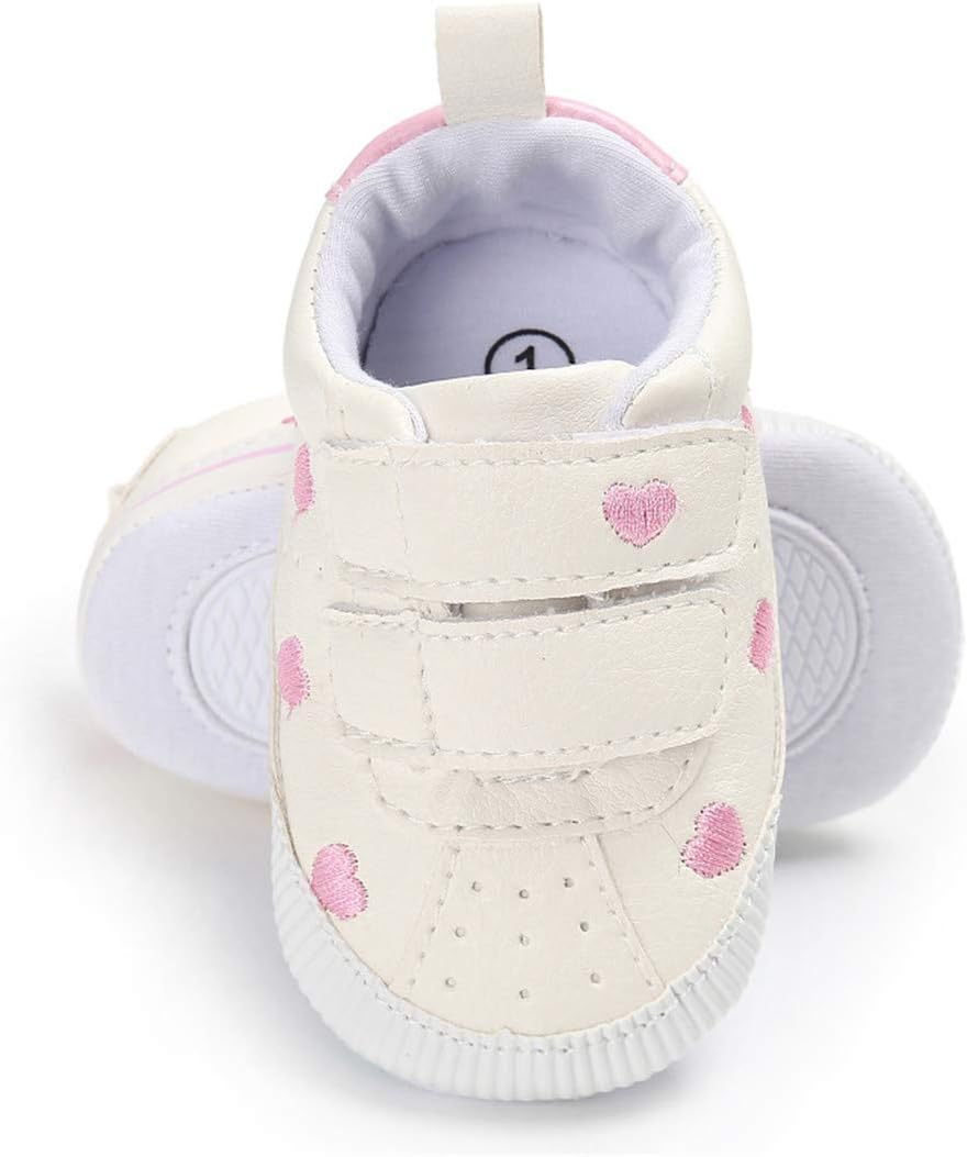 E-FAK Baby Shoes Boys Girls Infant Sneakers Non-Slip Rubber Sole Toddler Crib First Walker Shoes Xpress