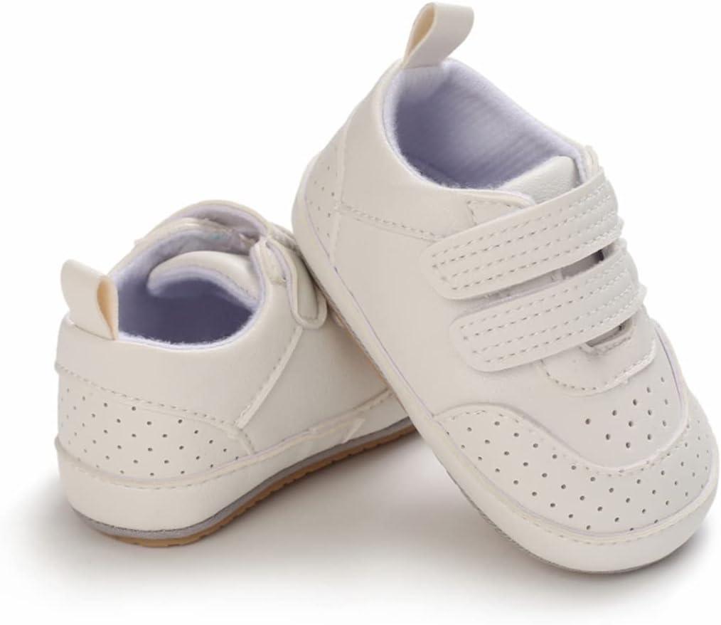 E-FAK Baby Shoes Boys Girls Infant Sneakers Non-Slip Rubber Sole Toddler Crib First Walker Shoes Xpress