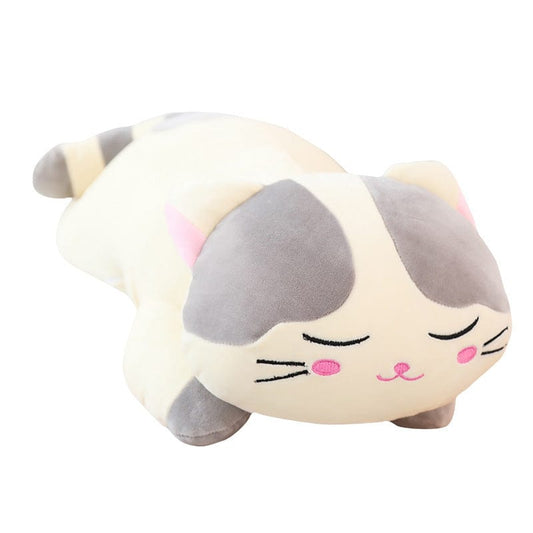 Cartoon down cotton snooze cat plush toy pillow