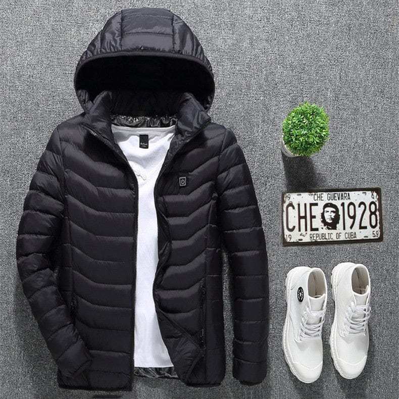 Nouveau Veste chauffante manteau USB veste électrique manteau en coton chauffage vetement thermique gilet chauffant vetement homme hiver