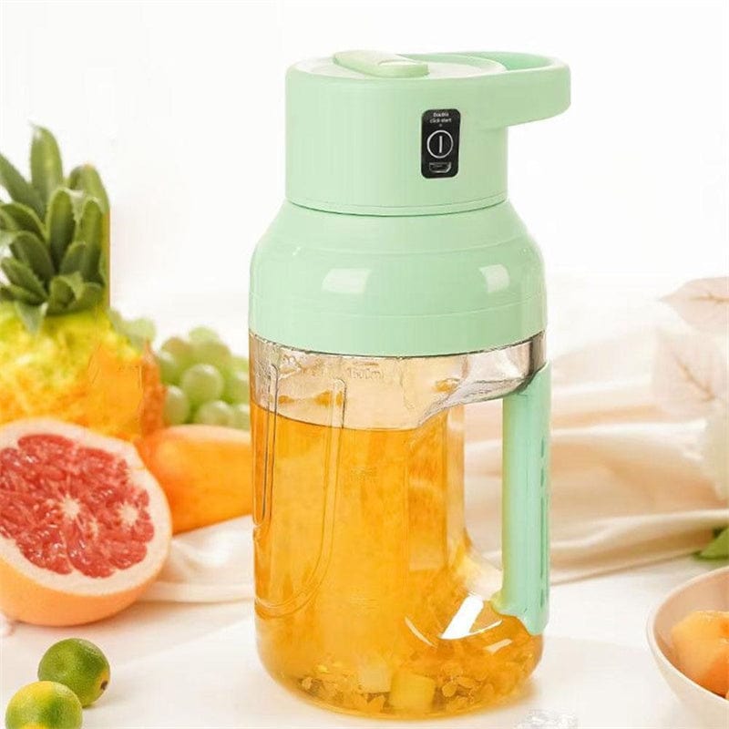 Nueva llegada exprimidor eléctrico de verano portátil de gran capacidad 1500ml jugo USB recargable licuadora eléctrica portátil utensilios de cocina