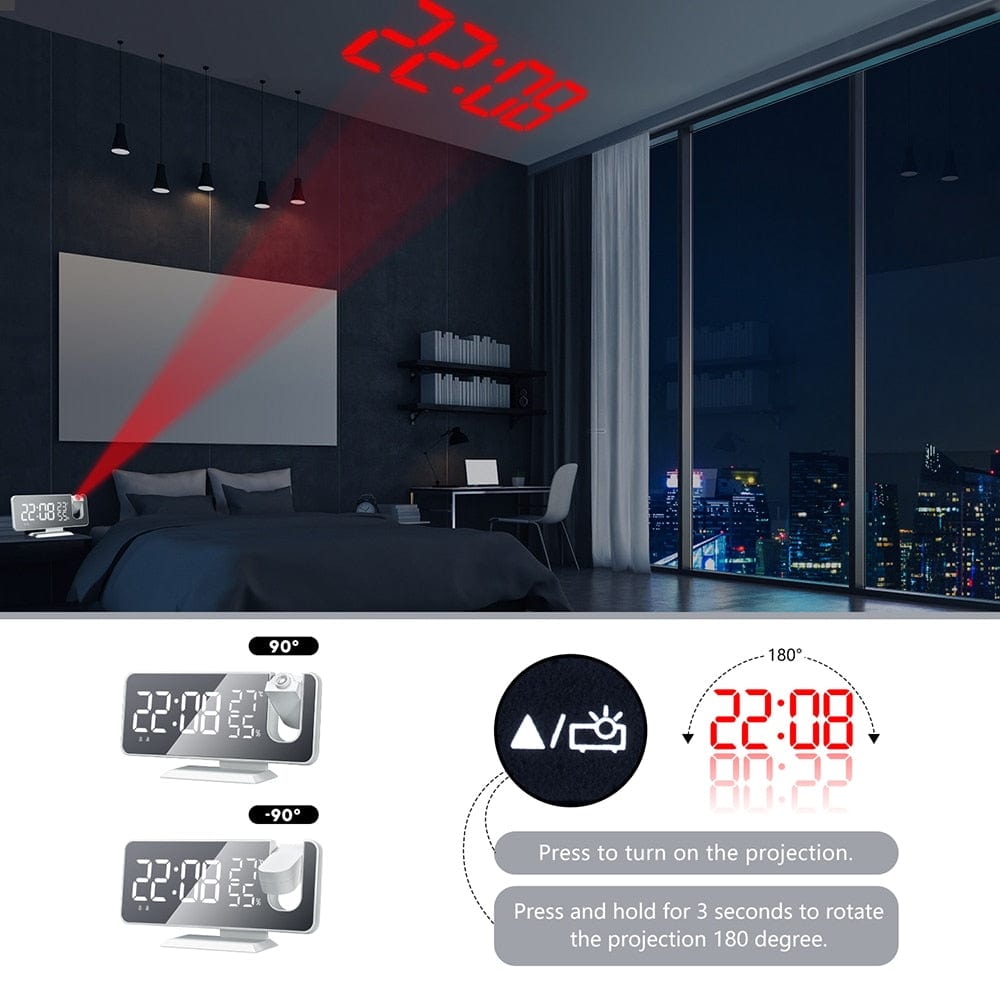 LED Digital Projection Clock Xpress