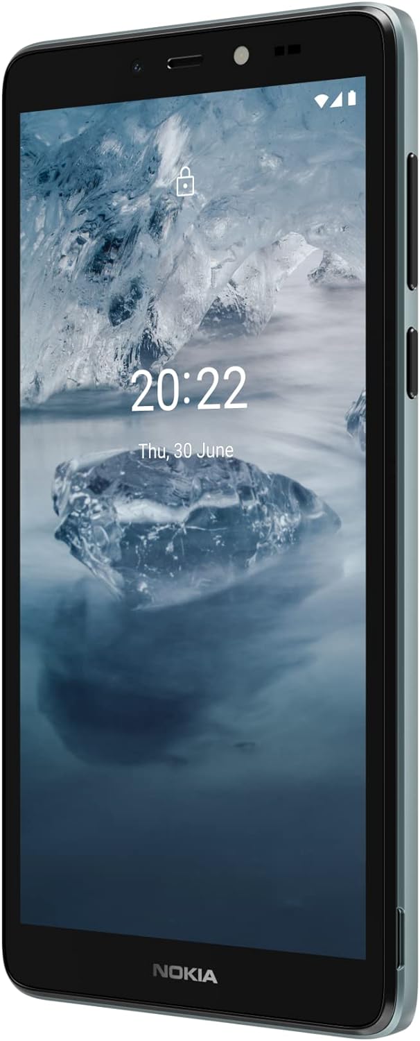 Nokia C2 2E | Android 11 (Go Edition) | Unlocked Smartphone | All Day Battery | 2/32GB | 5.7-Inch Screen | Blue