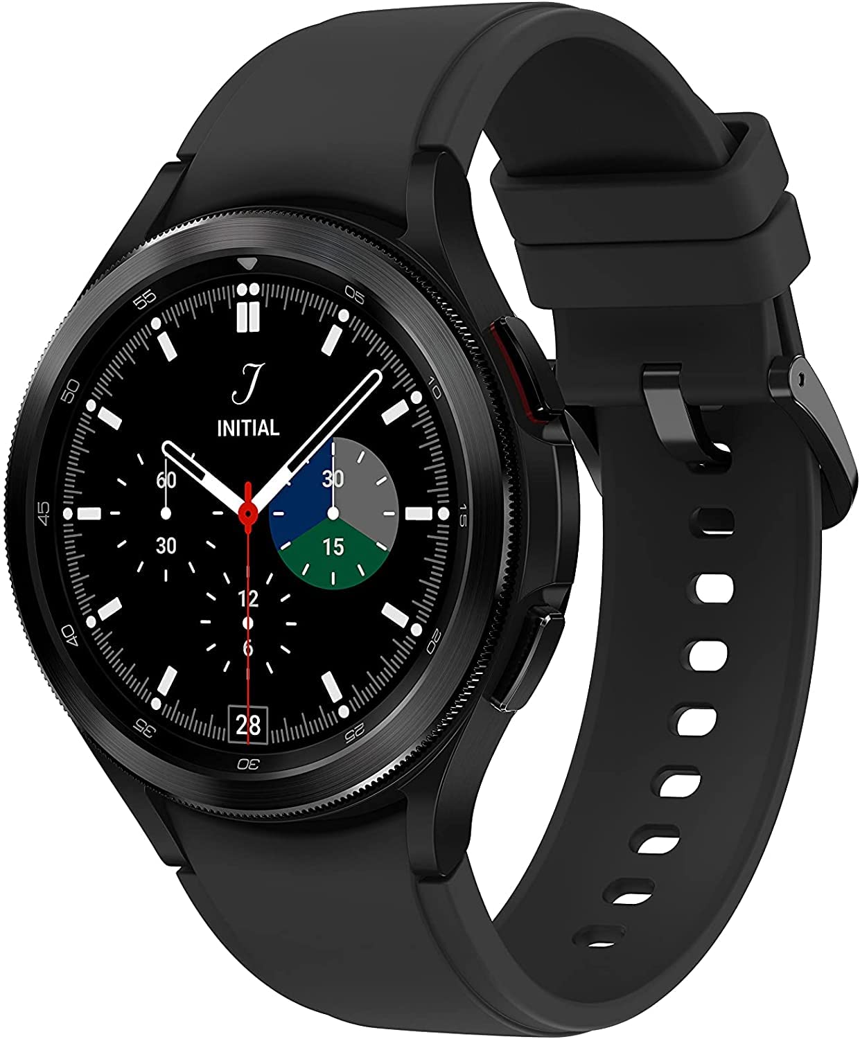 Samsung Electronics Galaxy Watch 4 Classic 46 mm Smartwatch con monitor ECG Tracker para salud, fitness, correr, ciclos de sueño, GPS, detección de caídas, Bluetooth, versión de EE. UU., negro (renovado) 