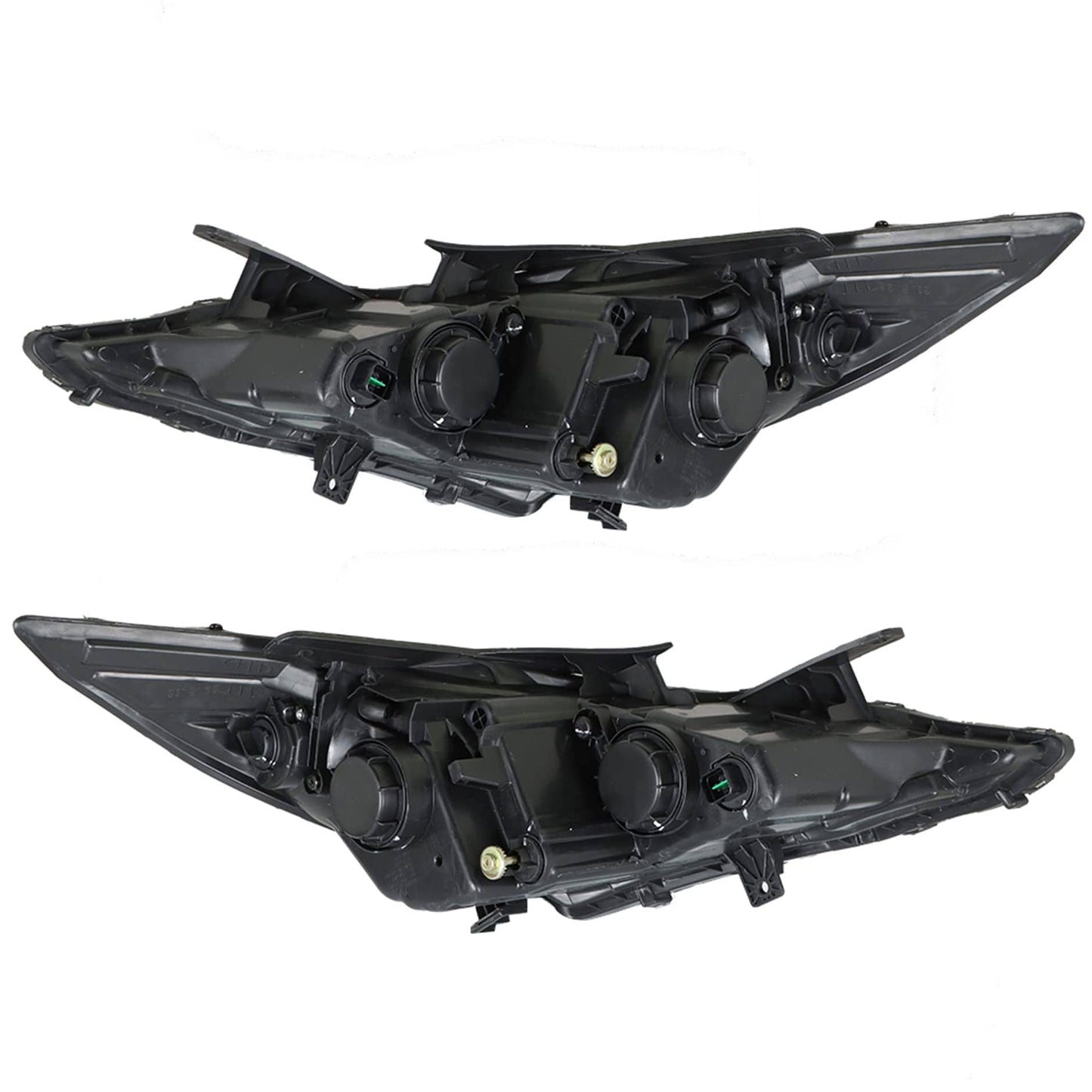 Phares de remplacement pour projecteur Hyundai Sonata 2011-2014, lentille transparente, paire d'angle ambre côté gauche et droit 