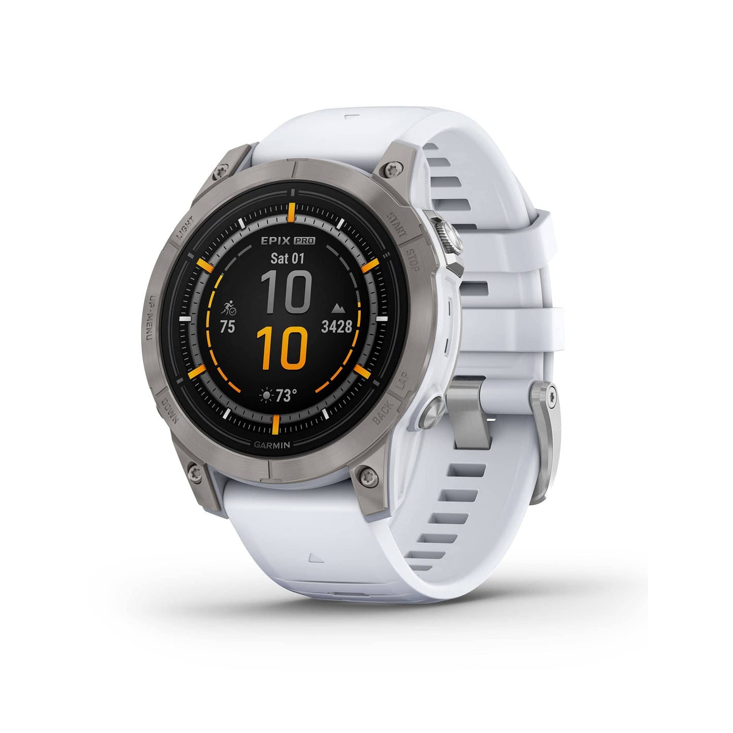 Garmin epix Pro (Gen 2) Sapphire Edition, 51 mm, montre intelligente haute performance, technologie d'entraînement avancée, lampe de poche intégrée, noir 