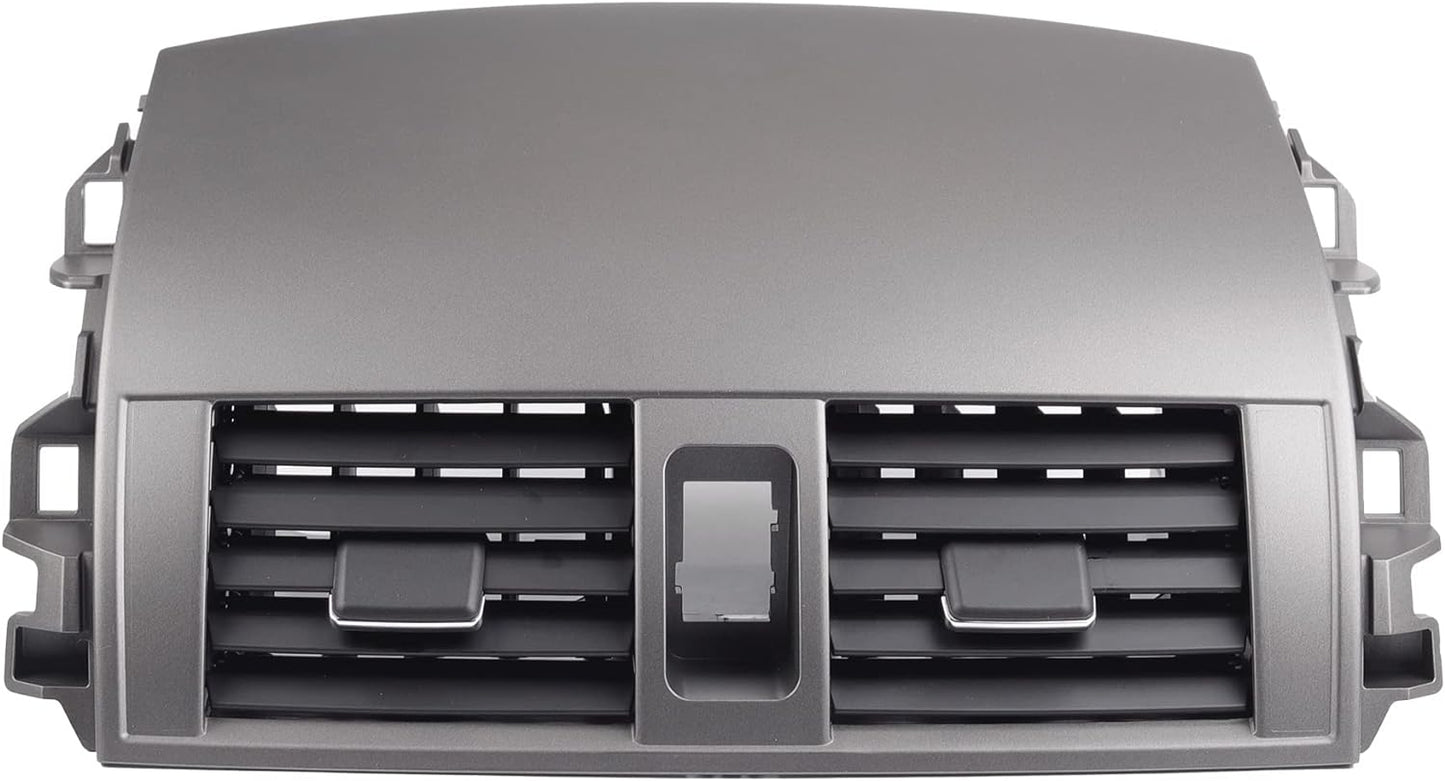 Dasbecan 55670-02160 Center Dash A/C Outlet Air Vent Panel Compatible with Toyota Corolla 2008 2009 2010 2012 2013 55663-02060