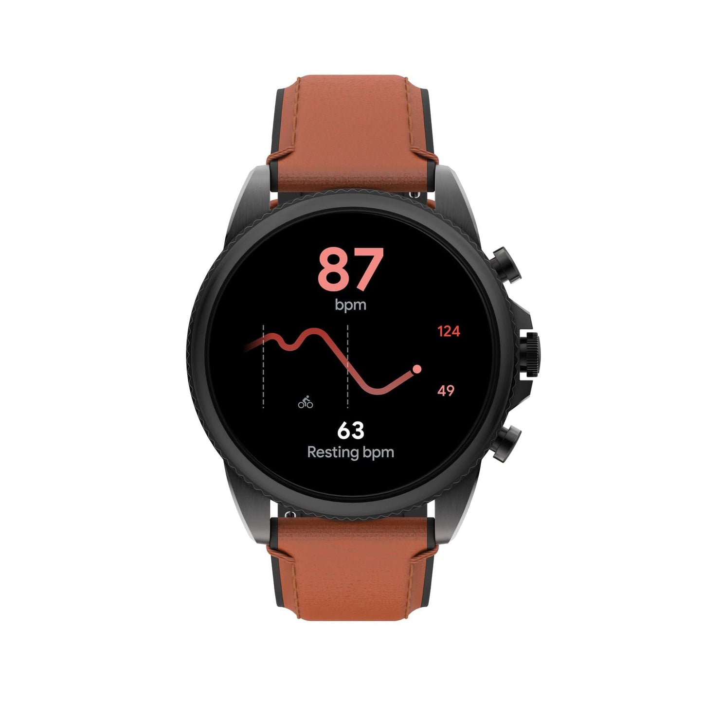 Fossil Gen 6 Montre intelligente à écran tactile de 44 mm pour hommes avec Alexa intégré, tracker d'activité, tracker d'activité, suivi du sommeil, GPS, haut-parleur, contrôle de la musique, notifications sur smartphone