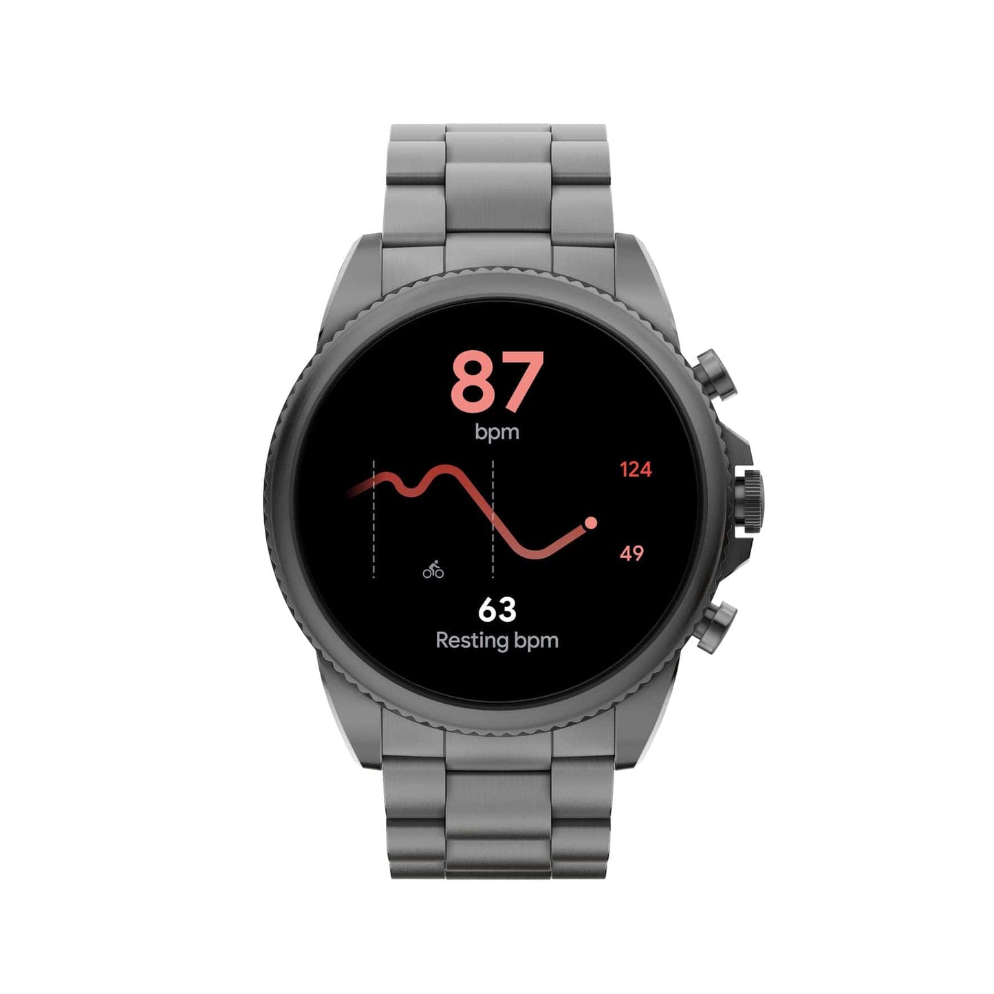 Fossil Gen 6 Reloj inteligente con pantalla táctil de 44 mm para hombres con Alexa incorporado, rastreador de ejercicios, rastreador de actividad, rastreador de sueño, GPS, altavoz, control de música, notificaciones de teléfonos inteligentes