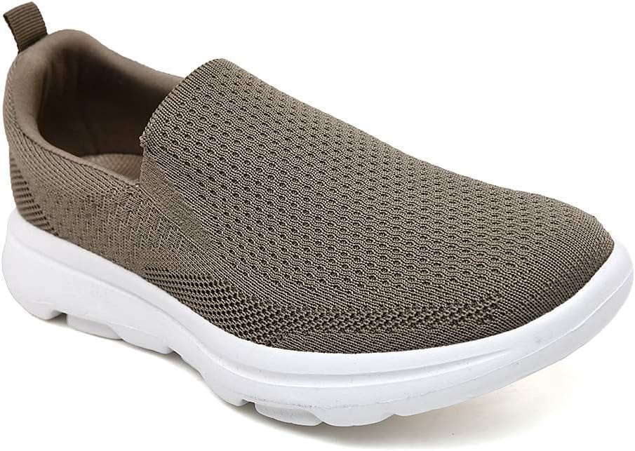 TIOSEBON Men's Mesh Slip On Walking Shoes Loafers-Comfortable Lightweight Work Drving Tennis Shoes Xpress