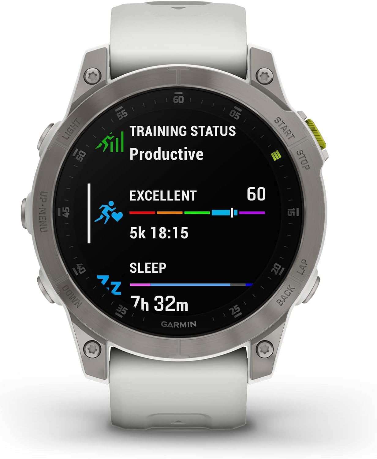 Garmin 010-02582-10 epix Gen 2, Reloj inteligente activo Premium, Funciones de salud y bienestar, Pantalla táctil AMOLED, Reloj de aventuras con funciones avanzadas, Titanio negro 