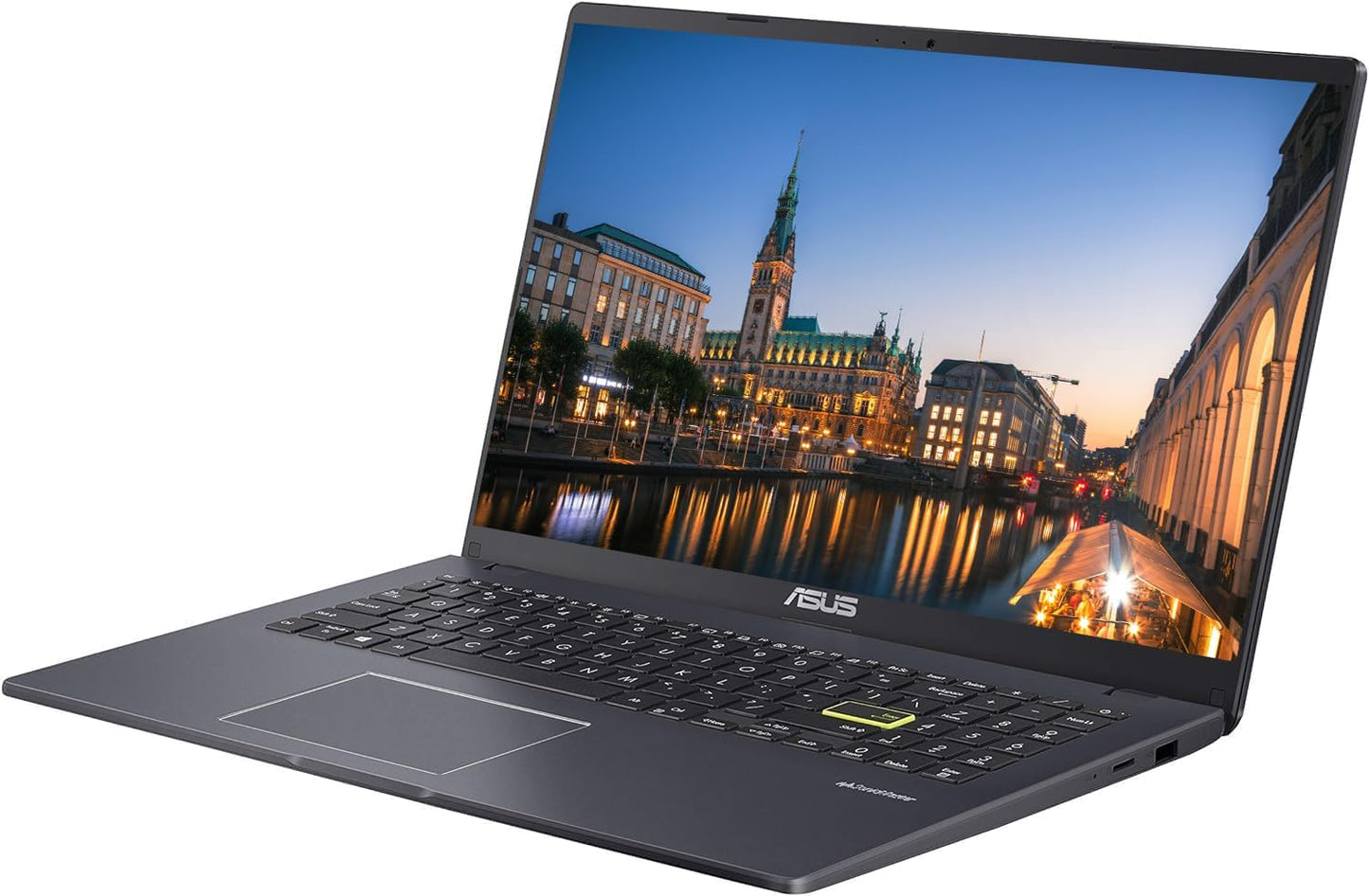 ASUS Ordinateur portable 15,5" FHD antireflet IPS, processeur Intel Celeron N jusqu'à 2,79 GHz, 4 Go DDR4, 128 Go de stockage, Bluetooth, clavier rétroéclairé, webcam, Windows 11 Home, bleu foncé, renouvelé 