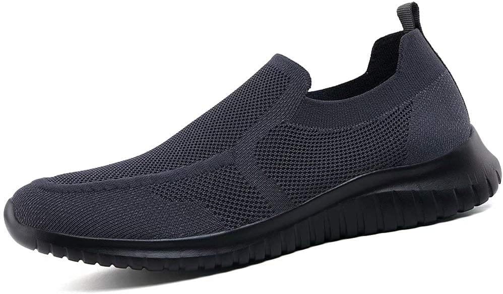 konhill Men's Breathable Walking Shoes - Tennis Casual Slip on Athletic Sneakers Xpress