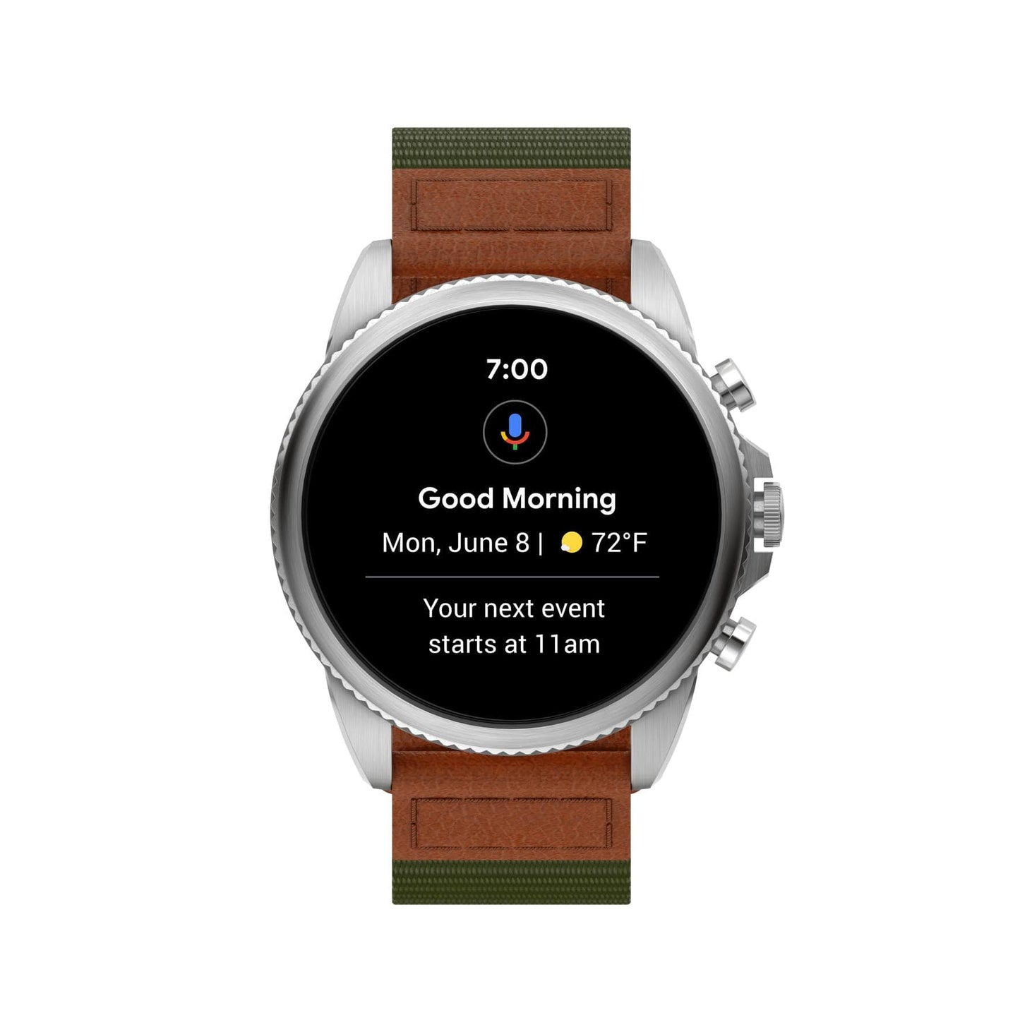 Fossil Gen 6 Reloj inteligente con pantalla táctil de 44 mm para hombres con Alexa incorporado, rastreador de ejercicios, rastreador de actividad, rastreador de sueño, GPS, altavoz, control de música, notificaciones de teléfonos inteligentes