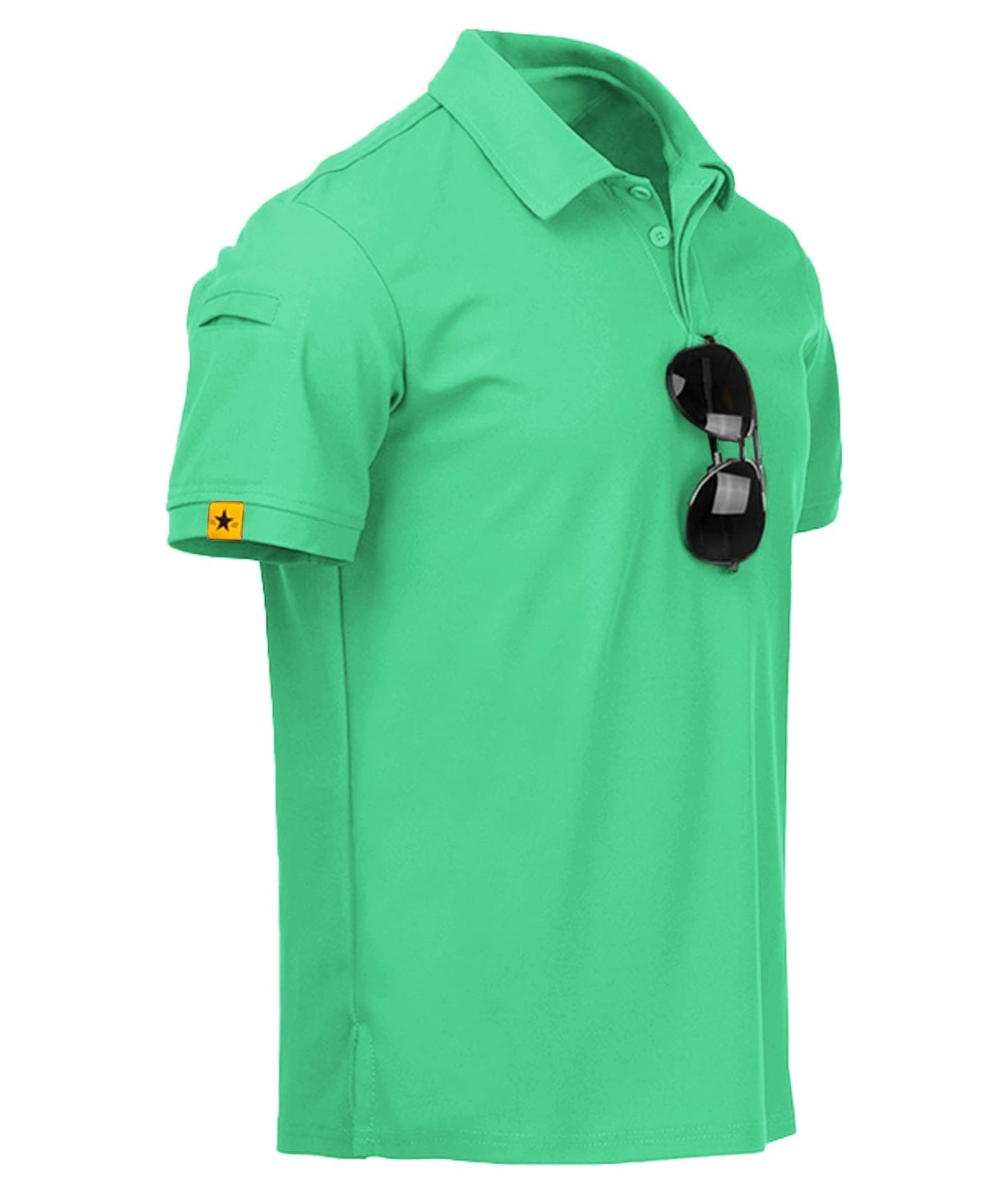 V VALANCH Mens Polo Shirts Short Sleeve Moisture Wicking Golf Polo Athletic Collared Shirt Tennis T-Shirt Tops