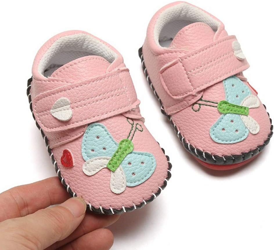 HsdsBebe Baby Boys Girls Pu Leather Hard Bottom Walking Sneakers Toddler Rubber Sole First Walkers Infant Cartoon Slippers Crib Shoes Xpress