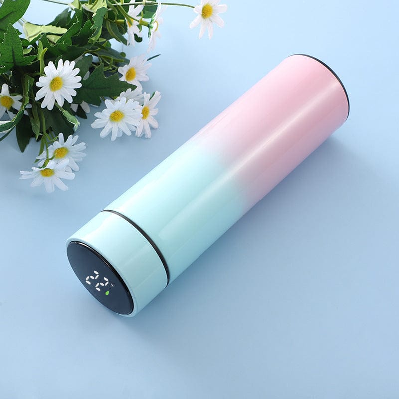 Gradient Smart Insulation Cup 304 Stainless Steel Business Tumbler Men's And Women's Car Temperature Cup Gift