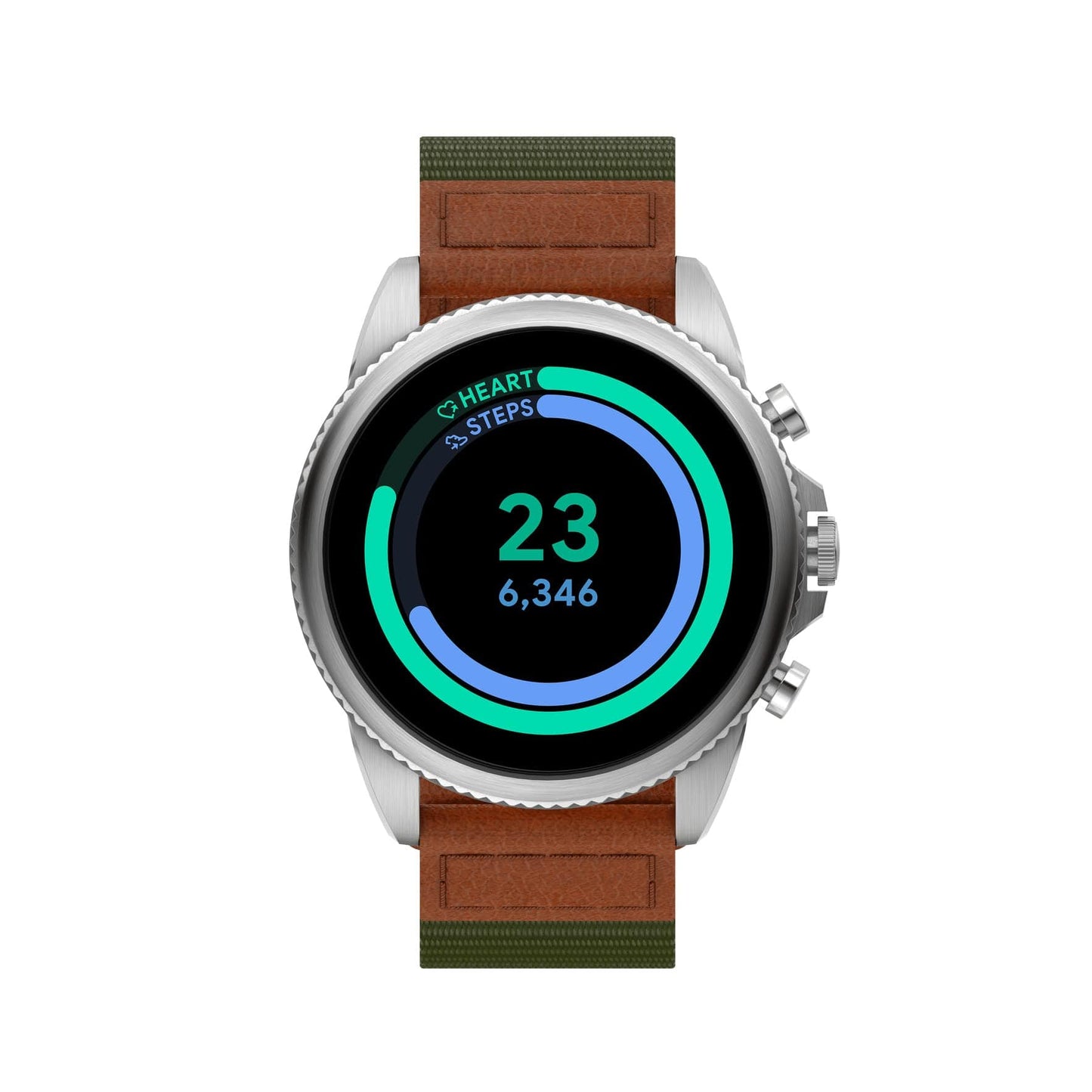 Fossil Gen 6 Montre intelligente à écran tactile de 44 mm pour hommes avec Alexa intégré, tracker d'activité, tracker d'activité, suivi du sommeil, GPS, haut-parleur, contrôle de la musique, notifications sur smartphone