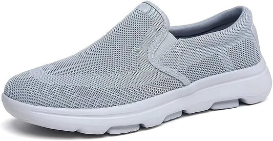 TIOSEBON Men's Mesh Slip On Walking Shoes Loafers-Comfortable Lightweight Work Drving Tennis Shoes Xpress