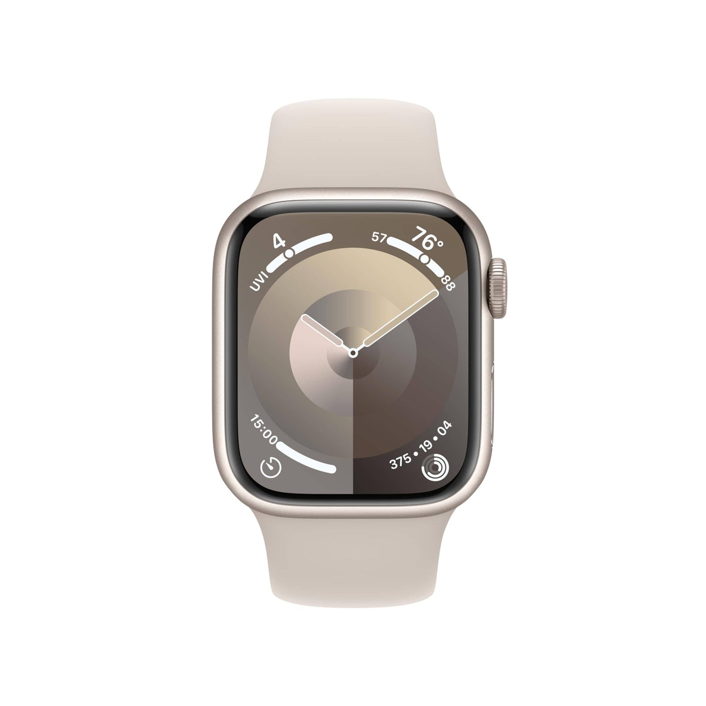 Montre intelligente Apple Watch Series 9 [GPS + Cellular 45 mm] avec boîtier en aluminium argenté avec boucle Sport bleu hiver. Tracker d'activité, applications ECG, écran Retina toujours activé, neutre en carbone 