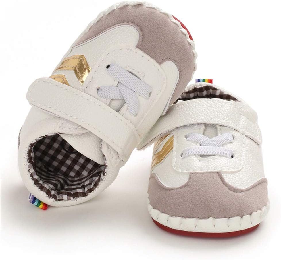 HsdsBebe Baby Boys Girls Pu Leather Hard Bottom Walking Sneakers Toddler Rubber Sole First Walkers Infant Cartoon Slippers Crib Shoes Xpress